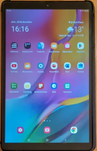 Samsung Galaxy TabA+Carcasa Samsung+protector pant