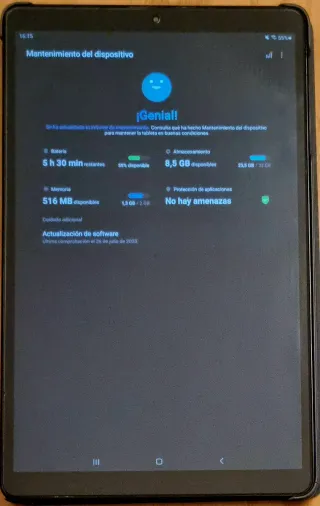 Samsung Galaxy TabA+Carcasa Samsung+protector pant