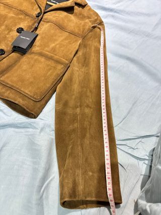 Chaqueta ante Massimo Dutti bolsillos