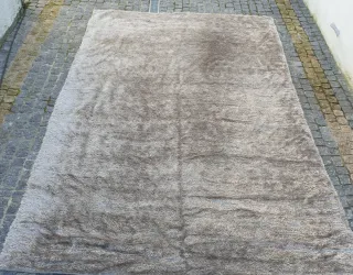 Alfombra Moderna Bege/Cinza