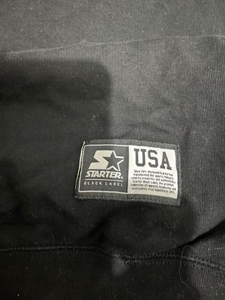 Felpa Starter nera unisex