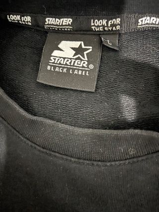 Felpa Starter nera unisex