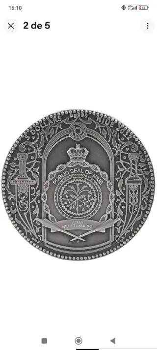 Niue 2 oz Plata Sicarii