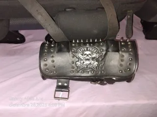 Porta Herramientas Cuero Sintético Estilo Motero