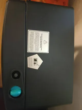 Estufa de gas negra y gris