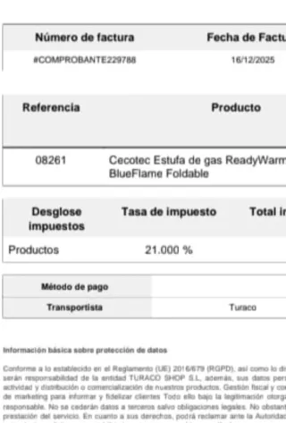 Estufa de gas negra y gris