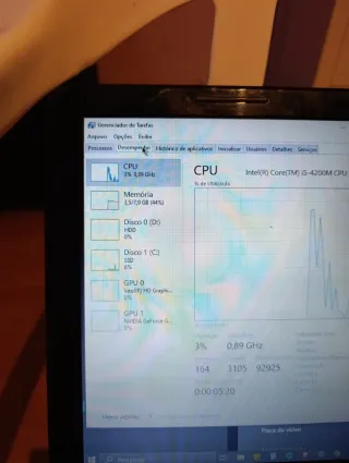 Laptop Portátil Avellr i5 8GB RAM 568GB