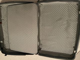 Maleta de viaje Samsonite azul y marrón