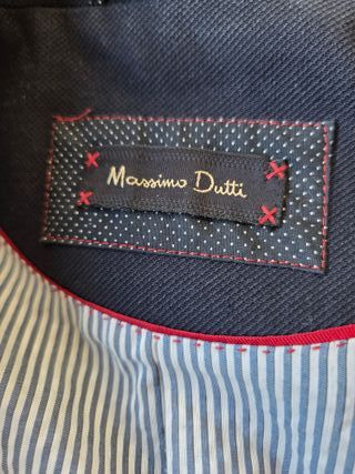 Americana Massimo Dutti azul