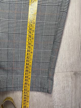 Pantalón carrot príncipe de gales