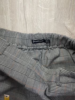 Pantalón carrot príncipe de gales