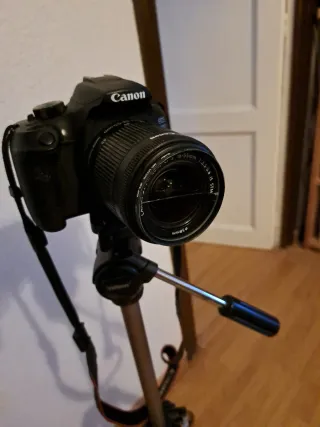 Cámara Canon Negra EOS 1300