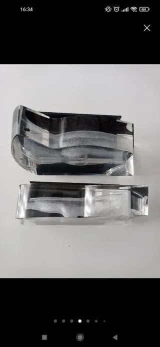 Pareja Esculturas Cristal Seyart