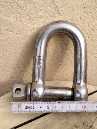 Grillete D Acero Inox 3 Toneladas