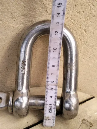 Grillete D Acero Inox 3 Toneladas