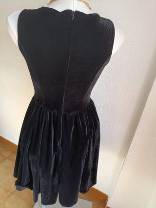 Vestido Negro Terciopelo