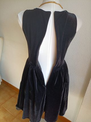 Vestido Negro Terciopelo