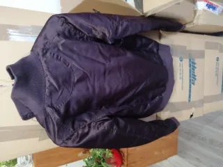 Chaqueta Bomber Diesel Morada Talla M