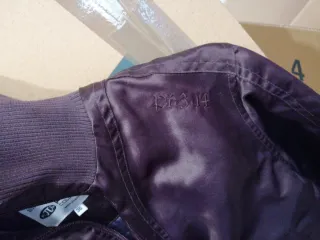 Chaqueta Bomber Diesel Morada Talla M