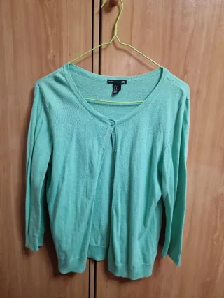 Chaqueta de punto H&M verde Talla S