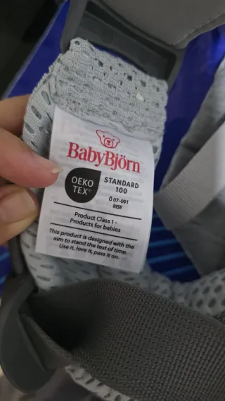 Mochila Portabebés BabyBjörn Harmony Gris