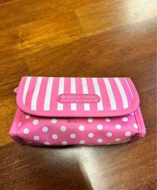 Neceser rosa y blanco Caprice