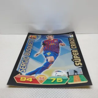 ⚽️ CROMO DE FUTBOL SERGIO BUSQUETS SUPERCRACK
