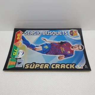 ⚽️ CROMO DE FUTBOL SERGIO BUSQUETS SUPERCRACK