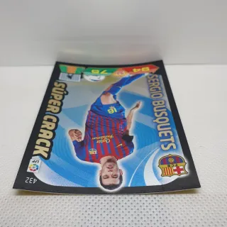 ⚽️ CROMO DE FUTBOL SERGIO BUSQUETS SUPERCRACK