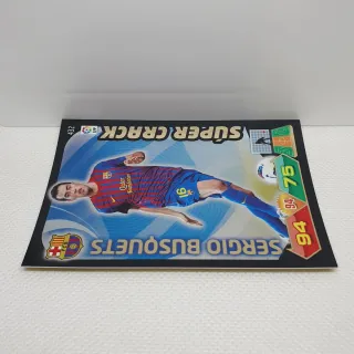 ⚽️ CROMO DE FUTBOL SERGIO BUSQUETS SUPERCRACK