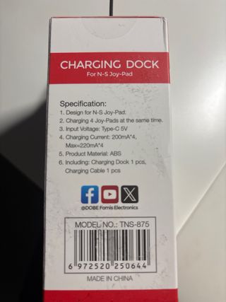 Cargador para Mandos de la swich N-S Joy-Pad