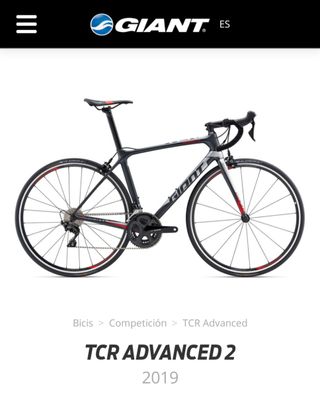 Bicicleta Giant Advanced TCR 2