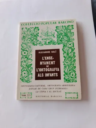 L'ensenyament de l'ortografia al infanta