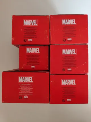 Figuras Superhéroes Marvel (Capitán América, Thor)