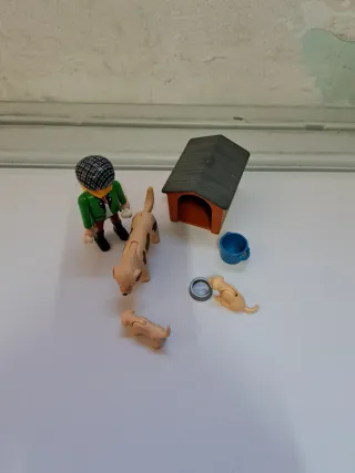 Playmobil 3005 Home con perros y caseta