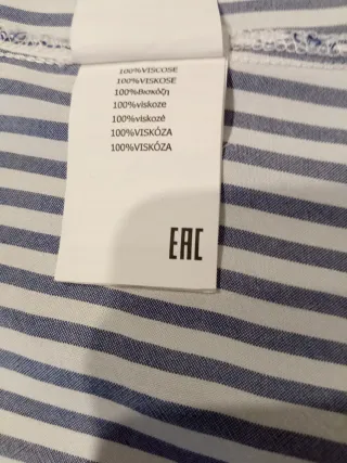 Camicetta viscosa a righe tg.XS