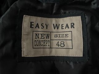 Chaqueta Easy Wear Negra Estilo Militar