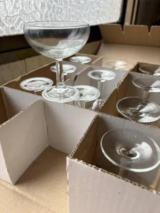 12x Vasos de champagne/margarita