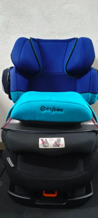 Silla coche Cybex niño azul