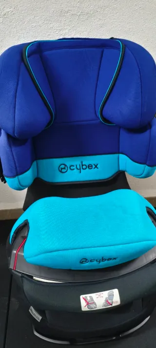 Silla coche Cybex niño azul