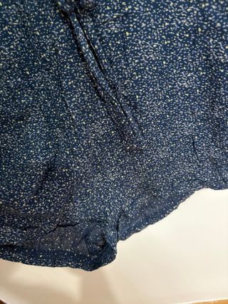 Mono corto azul mujer