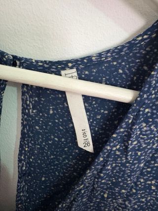 Mono corto azul mujer