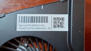 Ventiladores HP Originales 858970-001