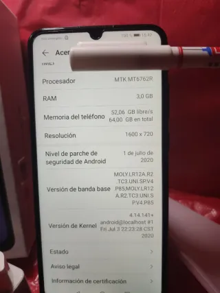 MOVIL HUAWEI Y6P DE 3/64