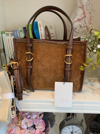Bolso Zara Marrón Nuevo con Etiqueta