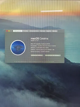 iMac 27 Mac OS Catalina