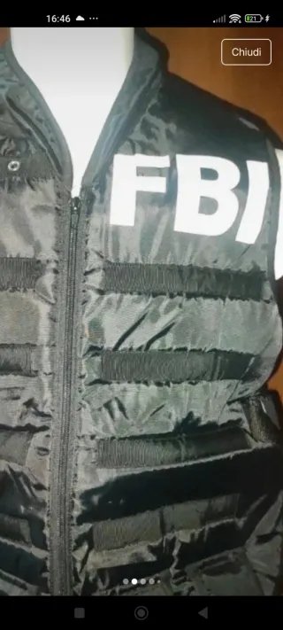 Gilet Cosplay FBI
