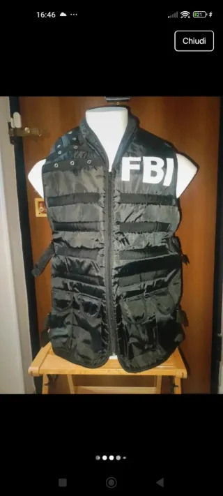 Gilet Cosplay FBI