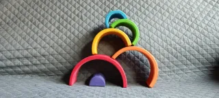 Arcoíris Grimm's de madera