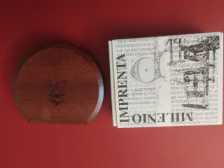 Tres monedas Plata 1500 Pesetas Milenio Proof